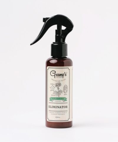 <strong>ELIMINATOR</strong><br>Removes Stains Completely<br><div style="font-size:30px;">150<a style="font-size:15px;">ml</a>